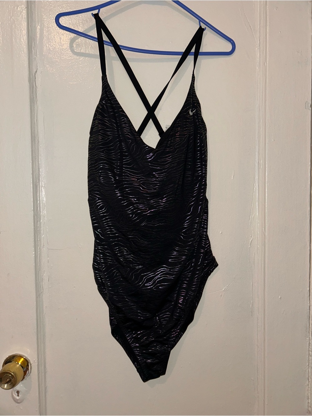 Nike Black/ iridescent One-Piece Swimsuit Nessa - Picture 2 of 16